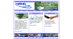 Desktop Screenshot of nano-line.de
