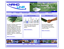 Tablet Screenshot of nano-line.de